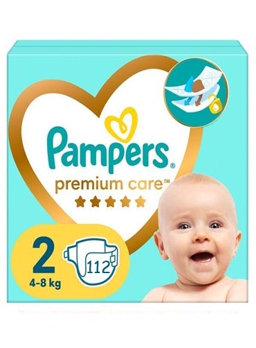 Pampers Premium  Νο2 (4-8kg) τεμ 112